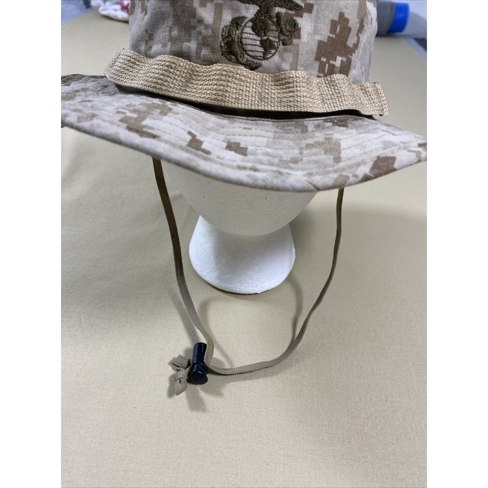 U.S. Marine Corps Boonie Hat Desert Digital Camo MARPAT Size Medium Sekri Inc. - Picture 3 of 8